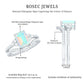 2 Carat Emerald Cut Ethiopian Opal Bridal Ring Set with Diamond Band