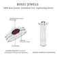 Natural 0.7 Carat Garnet Marquise Engagement Wedding Ring Set of 3 with Diamond