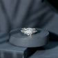 Certified Real Ethiopian Opal Diamond Wedding Bridal Ring Set of 3