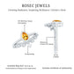 Certified Citrine and Diamond Teardrop Engagement Ring with Enhancer
