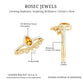Certified Citrine and Diamond Teardrop Engagement Ring with Enhancer