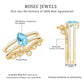 1 Carat Aquamarine and Diamond Teardrop Engagement Ring with Enhancer