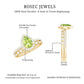 Natural 1 Carat Pear Shape Peridot Wedding Bridal Ring Set with Diamond