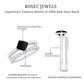 0.5 Carat Princess Cut Black Onyx Wedding Ring Set with Diamond Band