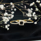 Juego de anillos de boda de ónix negro y moissanita corte princesa