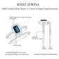 London Blue Topaz and Diamond Vintage Inspired Wedding Ring Set