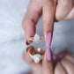 Certified 0.7 Carat Natural Ethiopian Opal Teardrop Wedding Engagement Ring Set of 2