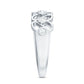 Contemporary Diamond Half Eternity Band Ring for Women