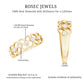 Contemporary Diamond Half Eternity Band Ring for Women