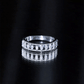 Natural Marquise Diamond Half Eternity Wedding Band