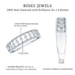 Natural Marquise Diamond Half Eternity Wedding Band
