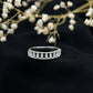 Natural Marquise Diamond Half Eternity Wedding Band
