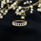 Natural Marquise Diamond Half Eternity Wedding Band