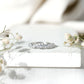 Natural Pear Shape Diamond Half Eternity Ring for Women