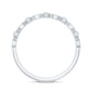 Designer Diamond Half Eternity Ring for Valentines