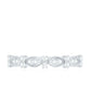 Designer Diamond Half Eternity Ring for Valentines