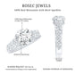 2 Carat Moissanite Double Prong Vintage Engagement Ring
