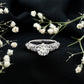 2 Carat Moissanite Double Prong Vintage Engagement Ring