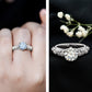 2 Carat Moissanite Double Prong Vintage Engagement Ring
