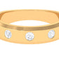 Certified Natural Diamond Mens Wedding Band