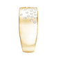 Lab Grown Diamond Wide Wedding Band With Certificate