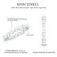 Oval and Marquise Cut Moissanite Stackable Eternity Ring