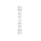 Oval and Marquise Cut Moissanite Stackable Eternity Ring