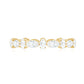 Oval and Marquise Cut Moissanite Stackable Eternity Ring