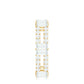 Unique Moissanite Eternity Wedding Band Ring