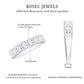 Certified Baguette Moissanite Half Eternity Band Ring for Women