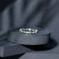 Certified Baguette Cut Moissanite East West Eternity Ring