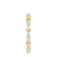 Certified Moissanite Contemporary Eternity Ring