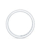 Certified Moissanite Wide Eternity Wedding Band