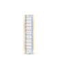 Certified Moissanite Wide Eternity Wedding Band