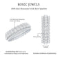 Certified Round Cut Moissanite Eternity Ring For Wedding