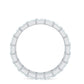 Certified Thick Moissanite Infinity Wedding Band Ring