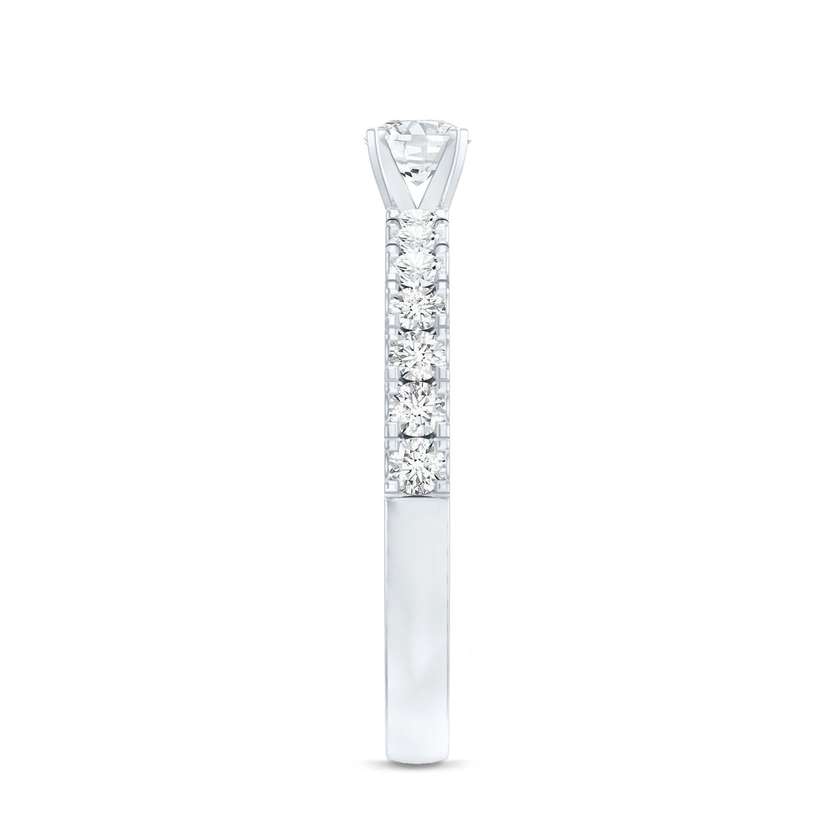 Natural Diamond Promise Ring for Engagement