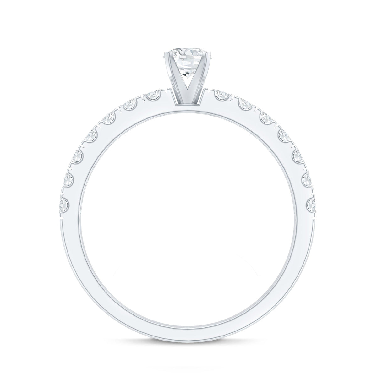 Natural Diamond Promise Ring for Engagement