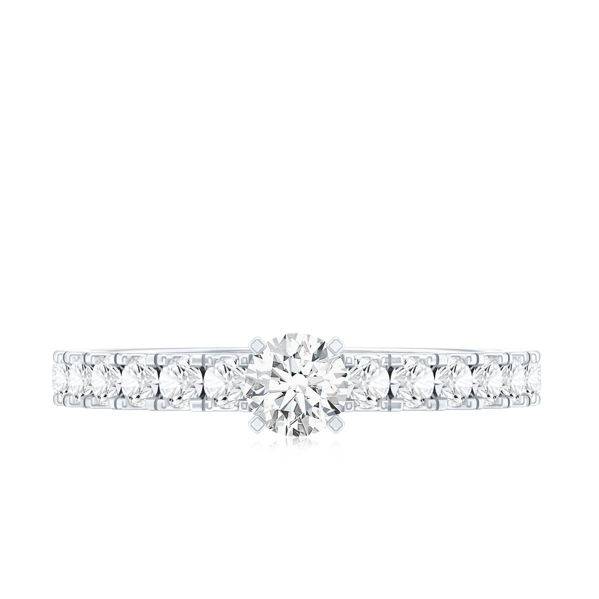 Natural Diamond Promise Ring for Engagement