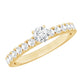 Natural Diamond Promise Ring for Engagement