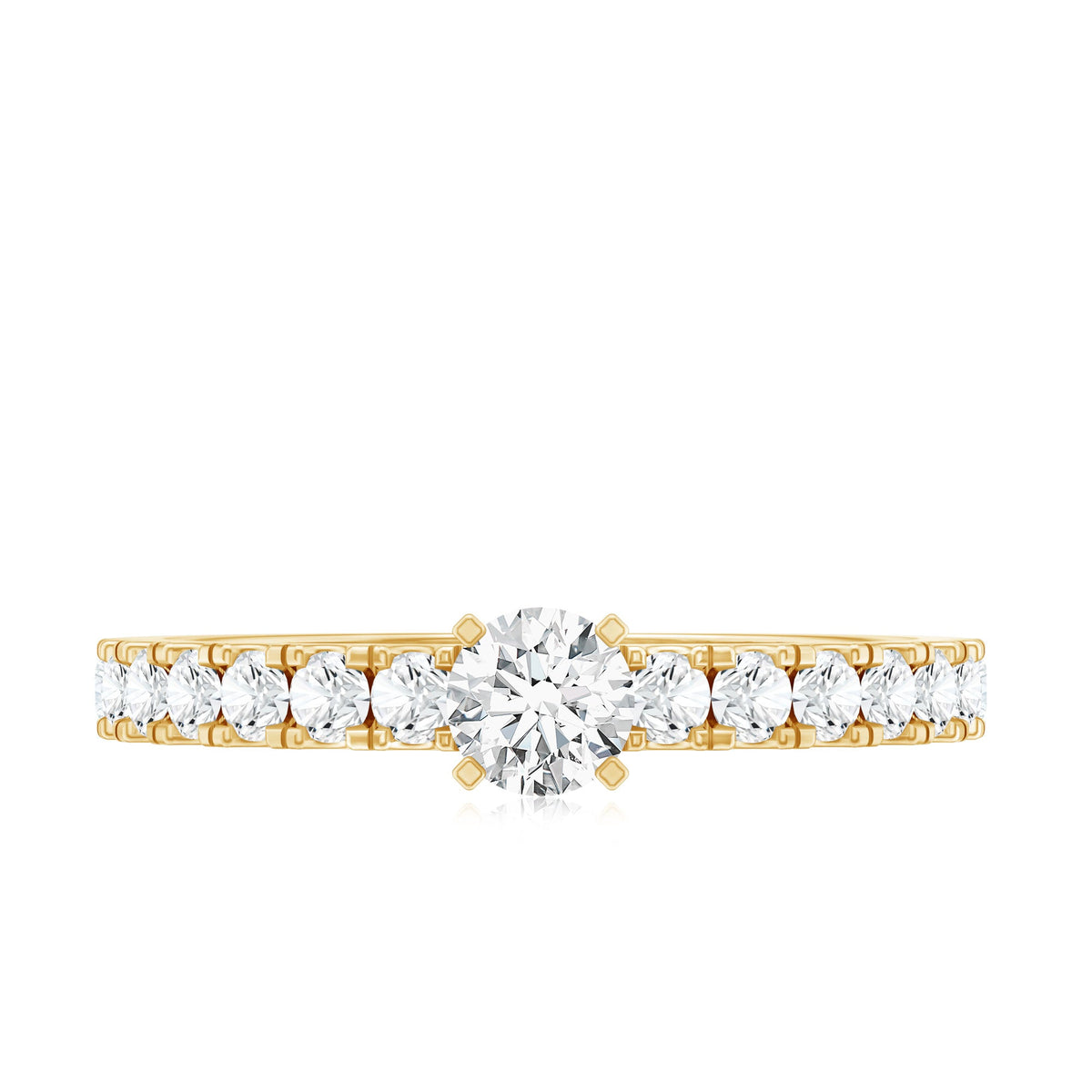 Natural Diamond Promise Ring for Engagement