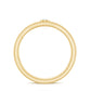 Bezel Set Moissanite Unisex Wedding Band Ring