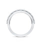 Certified Moissanite Wedding Anniversary Band Ring for Women