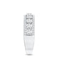 Certified Moissanite Wedding Anniversary Band Ring for Women