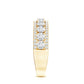 Certified Moissanite Wedding Anniversary Band Ring for Women