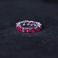 Bar Set Lab Created Ruby Full Eternity Ring
