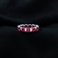 Bar Set Lab Created Ruby Full Eternity Ring
