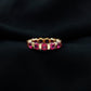 Bar Set Lab Created Ruby Full Eternity Ring