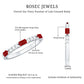 Baguette Cut Lab Grown Ruby Vintage Eternity Band with Diamond