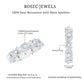 Vintage Inspired Moissanite Beaded Wedding Band